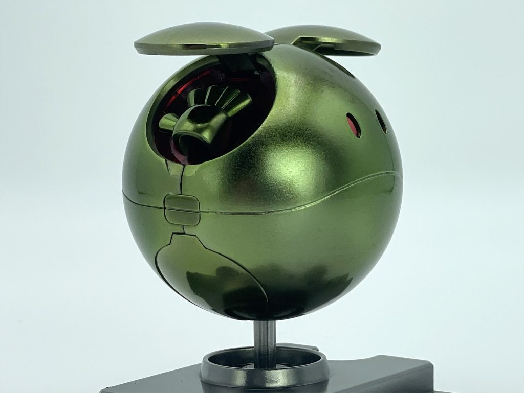 ■ボディカラー本体グリーン┗【B / ボーンミラー → フィニッシュクリヤ黄と青の混合】  ┗【クリヤイエロー:クリヤブルー = 5:1 】