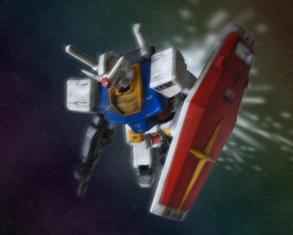 「上手くやれよ…アムロ」アムロは心の中で自分に言い聞かせるとスロットルレバーを握りなおした。ノーマルスーツの中は自分の呼吸音だけが規則正しく響く。モニターに敵艦隊を捉えるとガンダムは降下姿勢を取った。何やらムサイの艦橋付近で動きを止めている迂闊なスカート付きがいる。