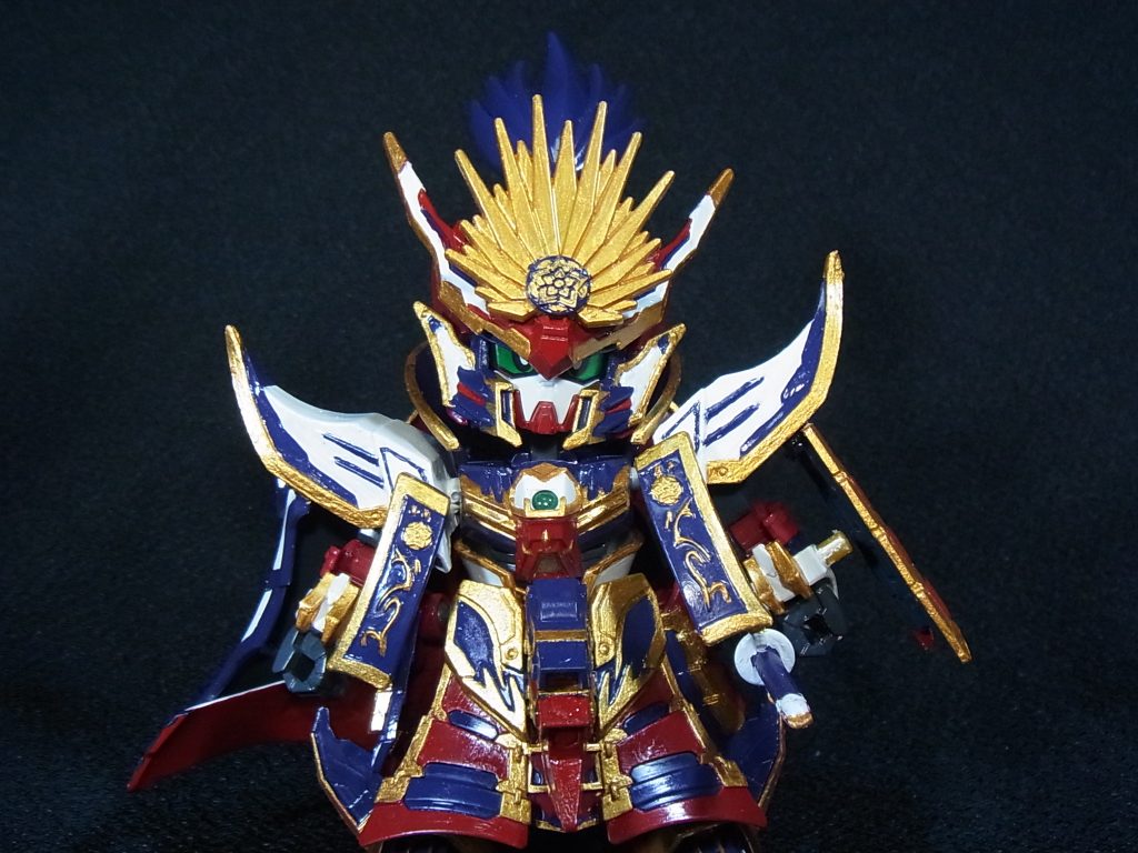 シリーズ全機筆塗り全塗装 2機目★SDW 信長ガンダムエピオン–2枚目/制作者:@gothloli_lyra