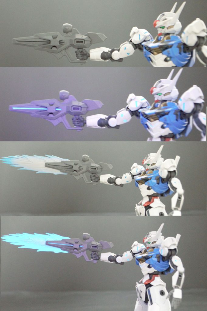 ライフルも光るようにしてみました