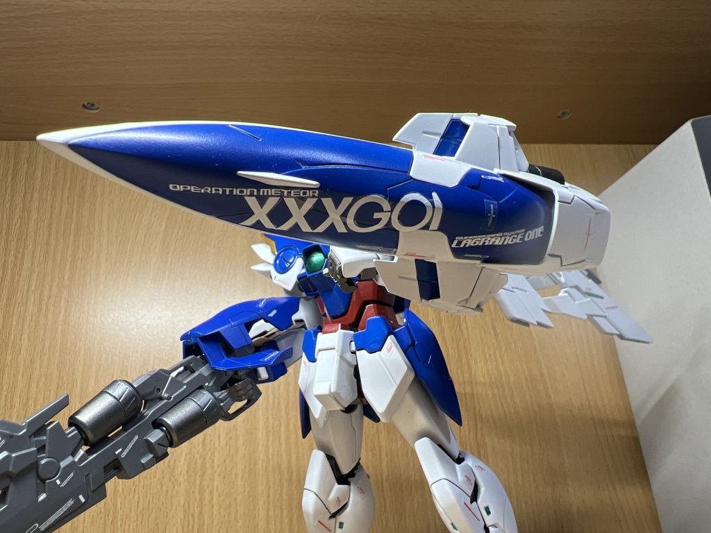 MGのウイングゼロの盾と同じ色にしました自分的にはかなりカッコいい