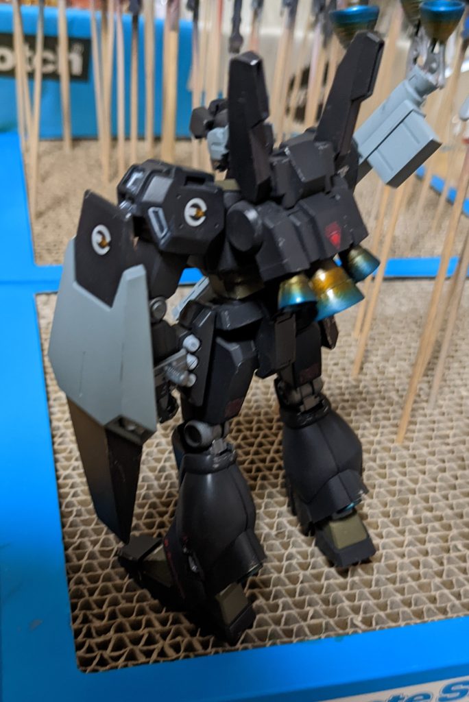 チタン焼けにもトライ。グラデーション塗装が出来たら、もっと完成度あがりそう。