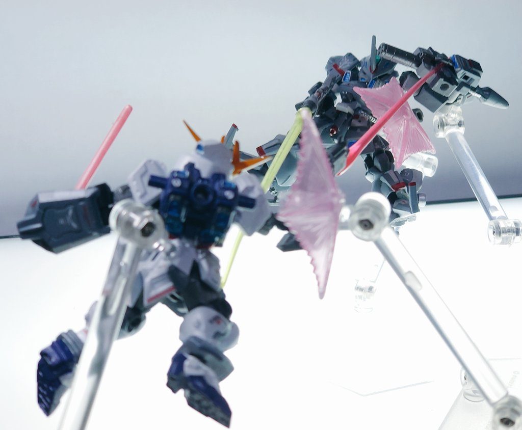 モビルスーツアンサンブル　戦闘シーン風撮影–3枚目/制作者：どっぺる ٩( 'ω' )