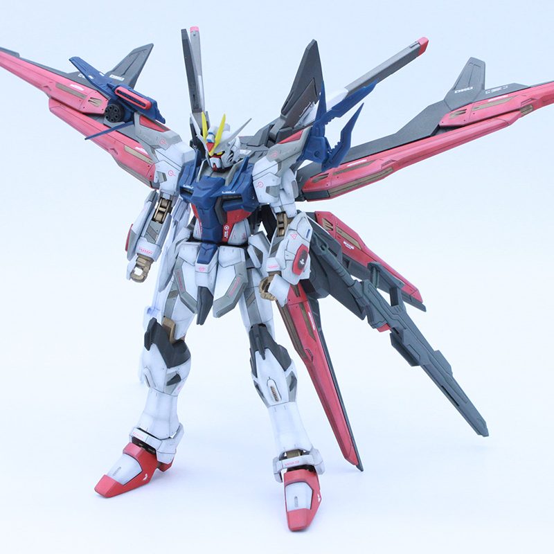 HG 1/144 パーフェクトストライクフリーダム 改修 全塗装 完成品