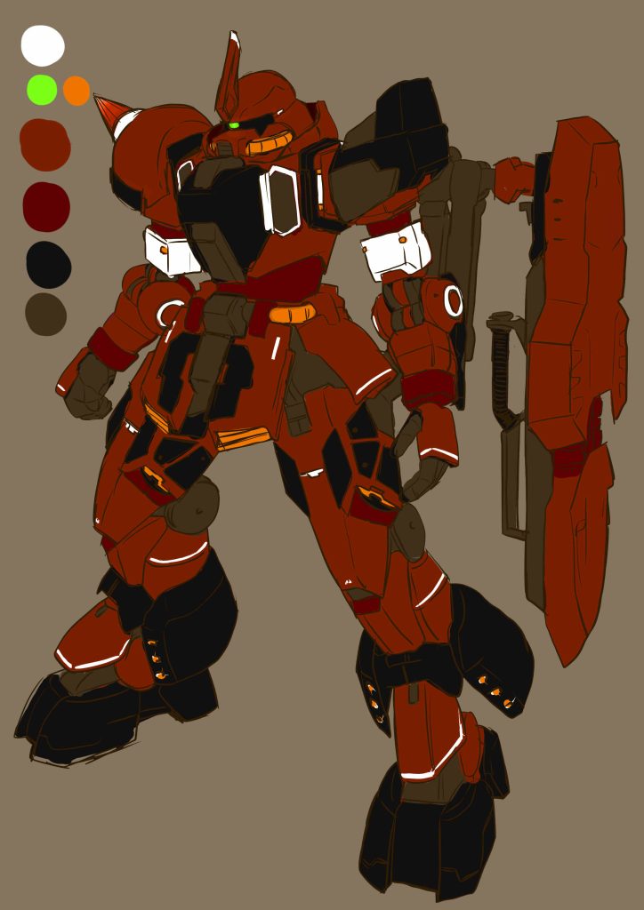 色の配置を考え