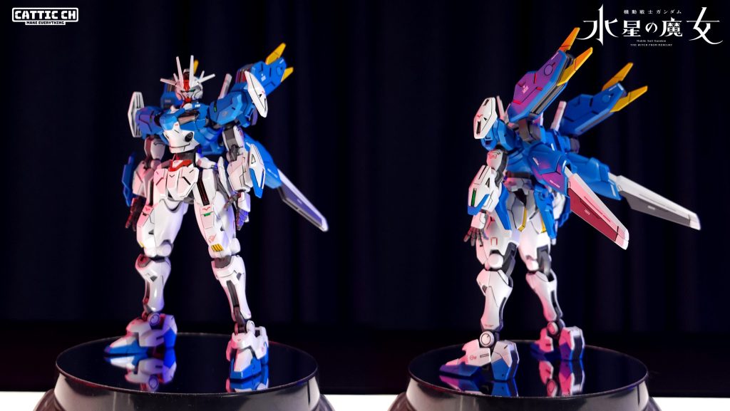 機動戦士ガンダム～水星の魔女～1/144 HGWMガンダム エアリアルリビルド（個数型）バージョン–4枚目/制作者：Cattic