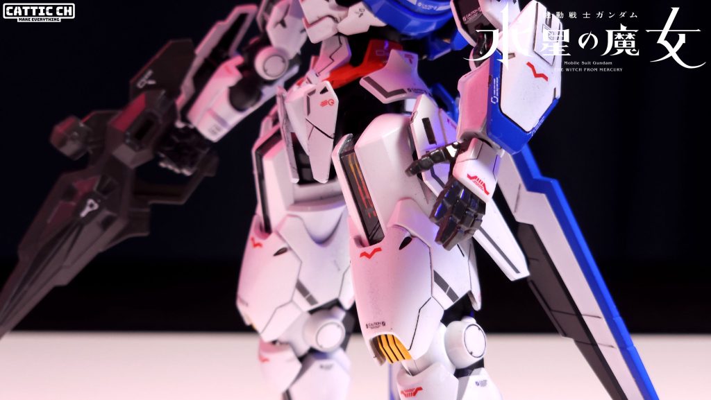 水星の魔女 : ガンダムエアリアル... 光沢塗装–3枚目/制作者：Cattic