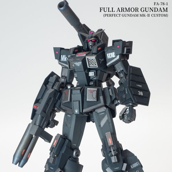 さ*ち様 HGUC　フルアーマーガンダム　塗装完成品 HG 1/144 フルアーマーガンダム 改修・全塗装 製作完成 - ぱとぷら
