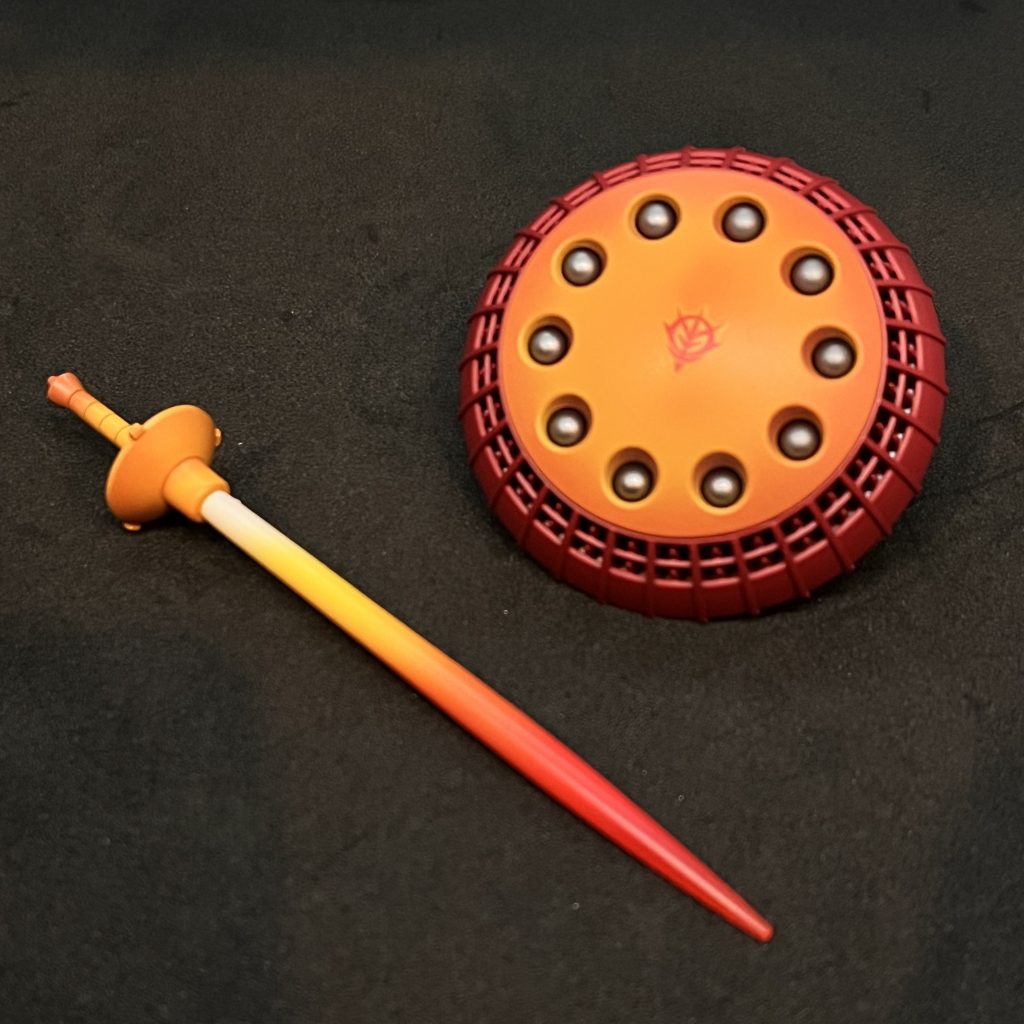 ビームサーベルとミサイルシールド特に良い感じで仕上りました。✨