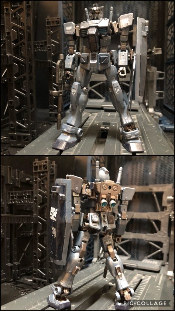 カラーはG3ガンダムにしました。完全に個人的ば好みです。トリコロールカラーのガンダム何機も家にあるんでシブめのカラーのガンダムにしました。