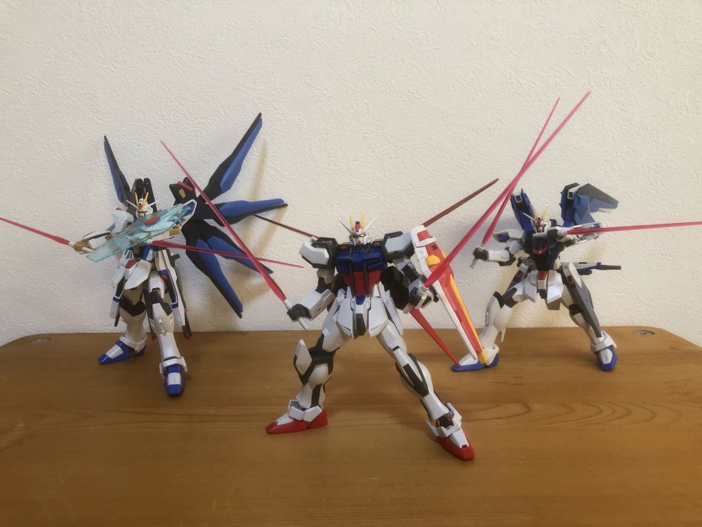 ビームサーベル。やっぱりキラといえば二刀流ですよね。