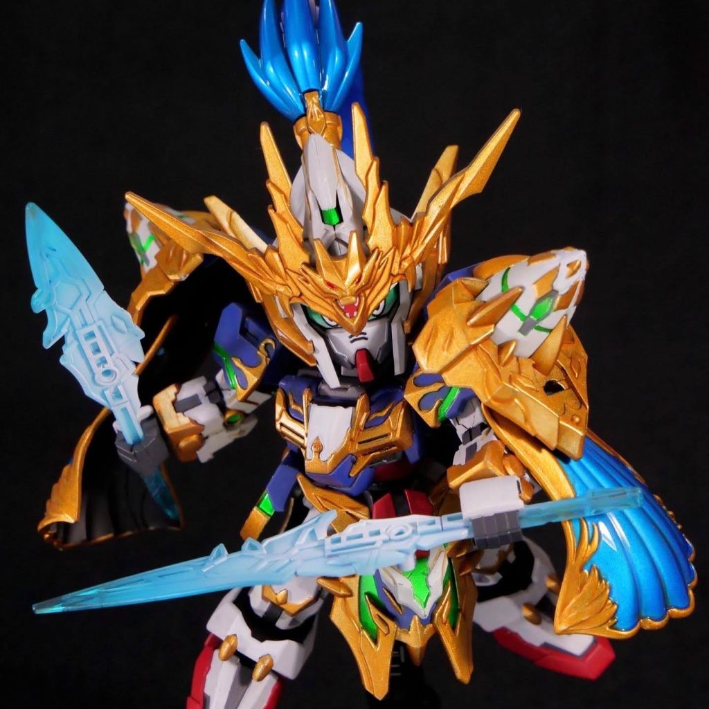 趙雲ダブルオーガンダム&碧龍駆–3枚目/制作者：Chack55