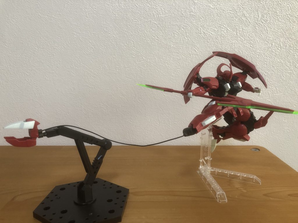 シャクルクロウ。水星キットはこういう面白ギミック沢山積んでくれてるから好きです。