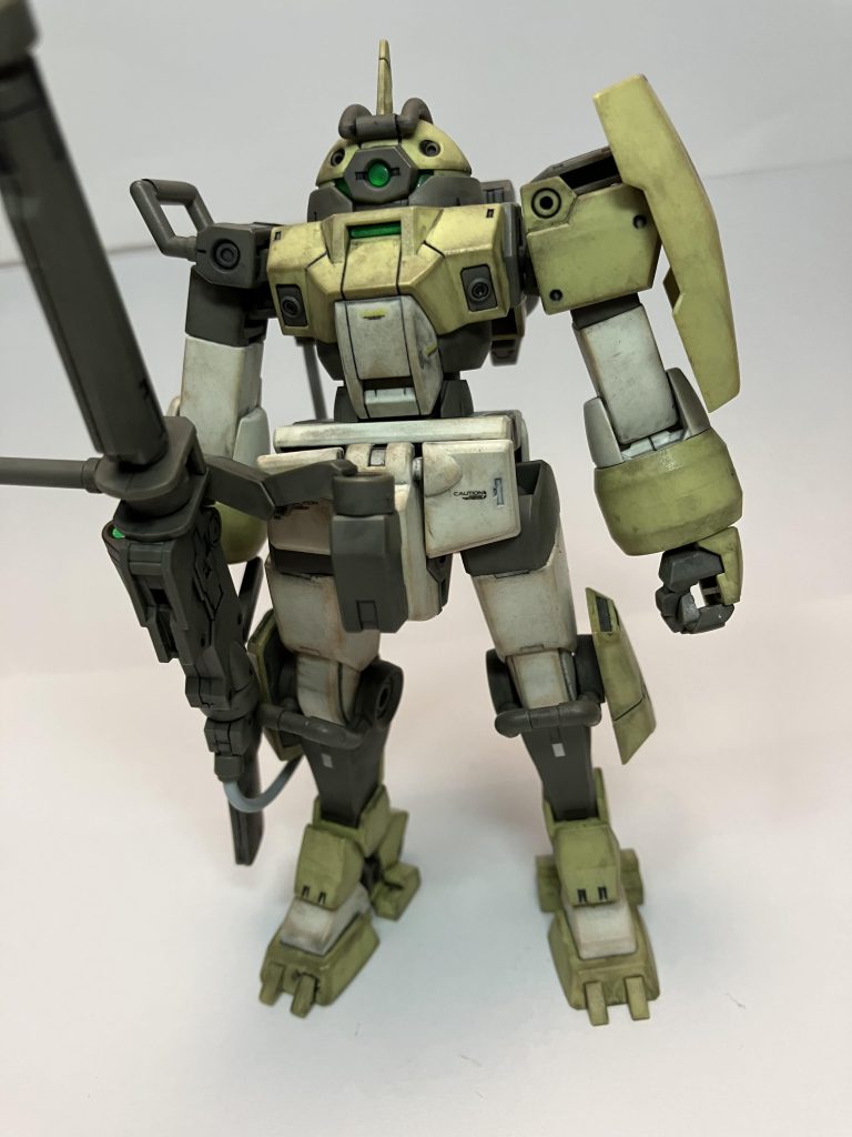 ニッパーのみのパチ組>デカール、墨入れ>艶消しクリア>ウェザリングゲート処理しません。パーティングライン消しません。表面処理しません。の3拍子!