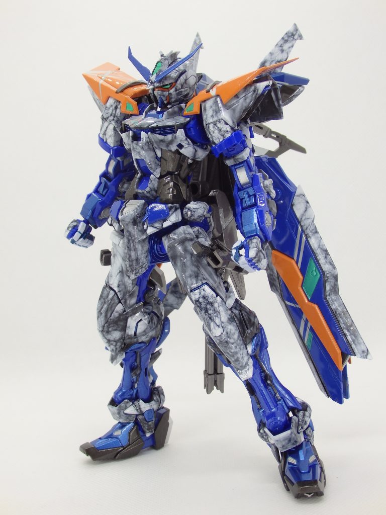 アストレイブルーフレームセカンドリバイ 大理石塗装–2枚目/制作者：やまとのたこぼうず