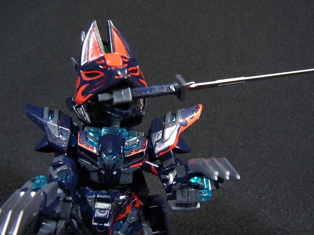 シリーズ全機筆塗り全塗装 6機目★SDW 佐助デルタガンダム–5枚目/制作者：@gothloli_lyra