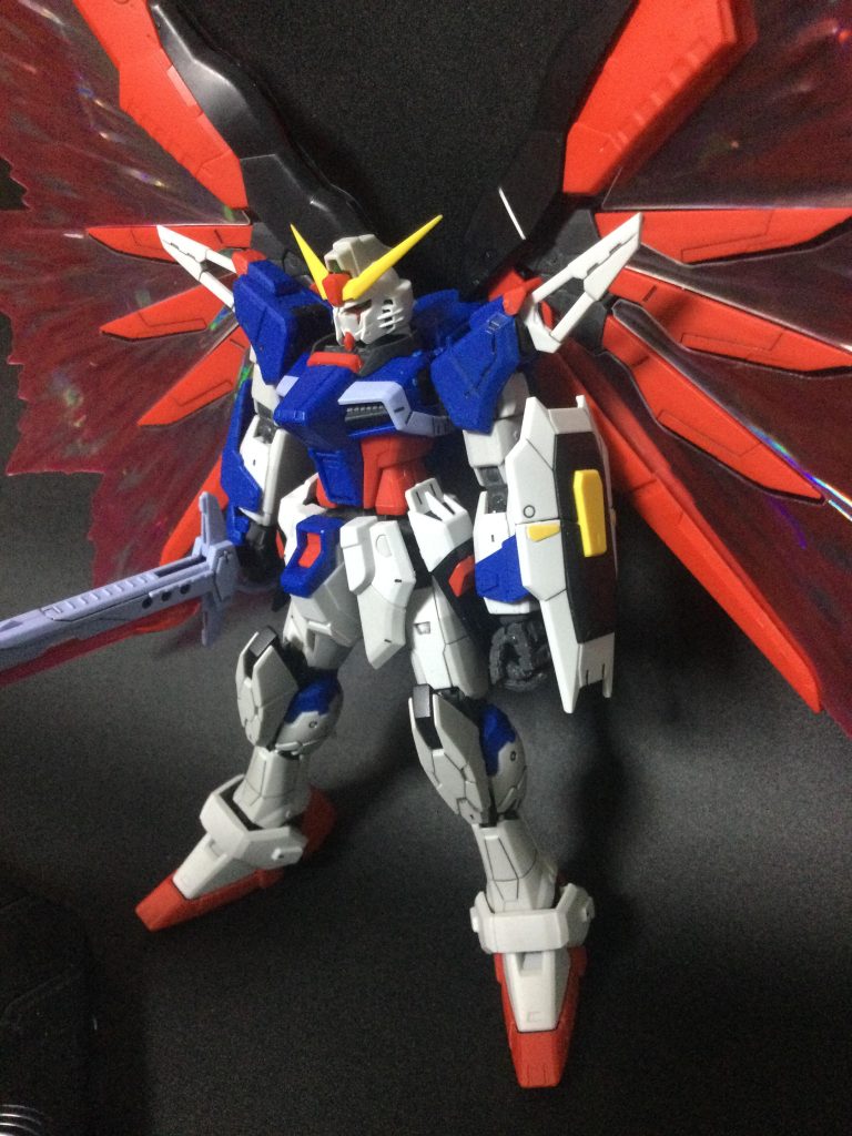 ソードは両手持ちにしたかっんですがポロリしてしまう為、断念しました。