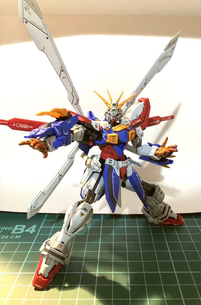 マニュピレーターもグラデーションで塗ってます。これならヒートエンド出来そうです。