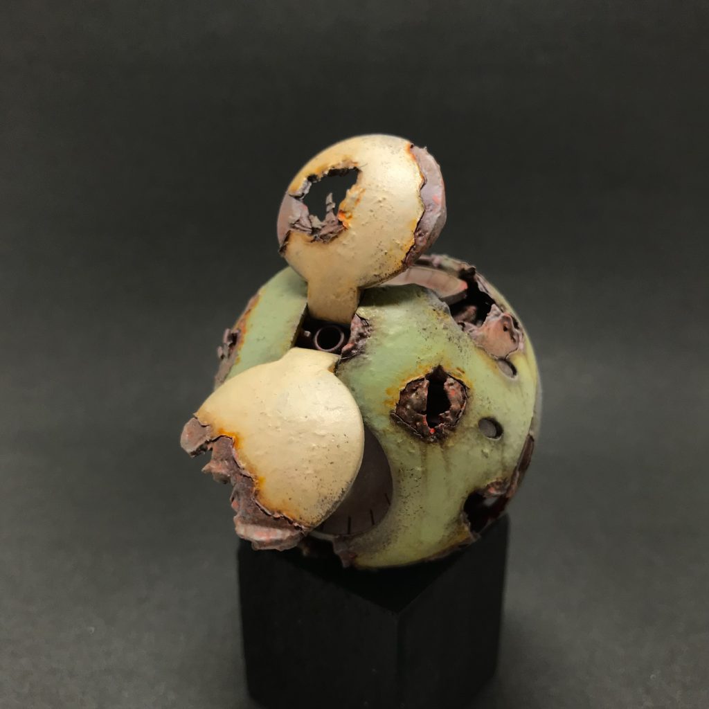 　錆加工たのしいんですが、hg・mgにやると明らかにスケール感おかしくなるので、やる機会が少なくて悲しいです。せっかく覚えたのに！