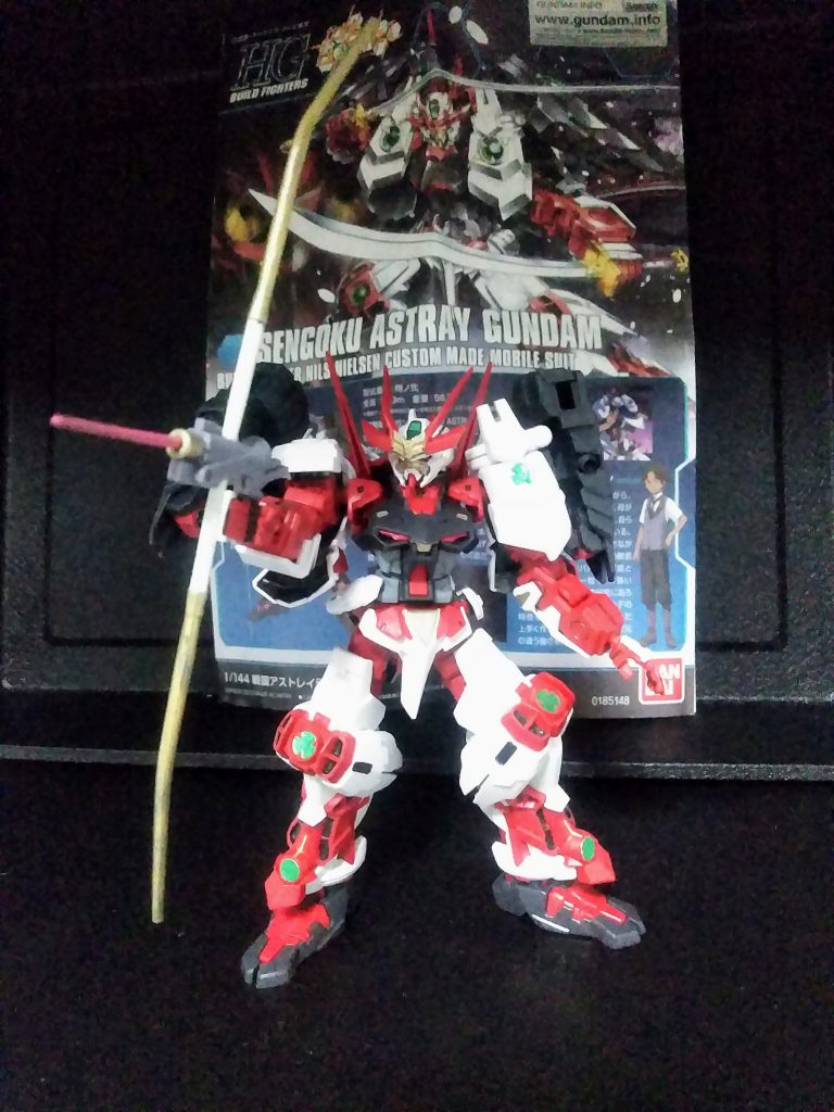 この子も色々が盛り沢山。出来がいいので、自分の技量じゃなにも出来ない。→やっぱりモノ足りない…お手製『ビーム大弓』(なんだそりゃ？結局作ってんじゃん！😠)