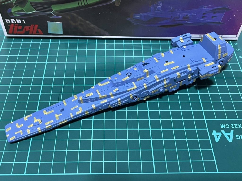 地獄のドット迷彩のマスキング(;´д`)