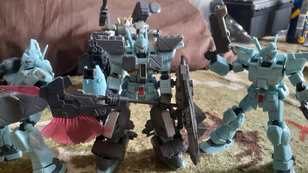 基本ジムカスで前線に防衛線を張り標的を殲滅していきます