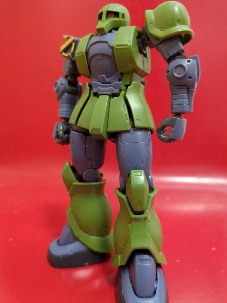 次はガワラ立ちで。個人的にこのガンプラはカトキ立ちのほうが似合う気がしますね。