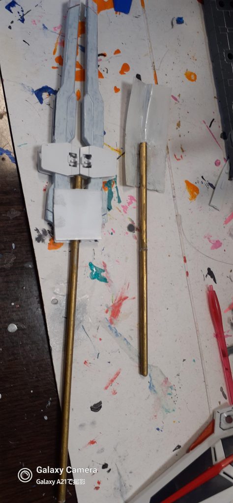 改修前に持っていたお払い棒も強化しました。(左が新しいもの)