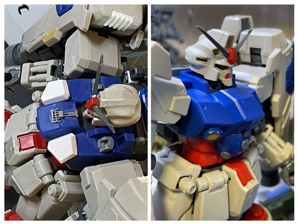 胸部のディテール追加風景