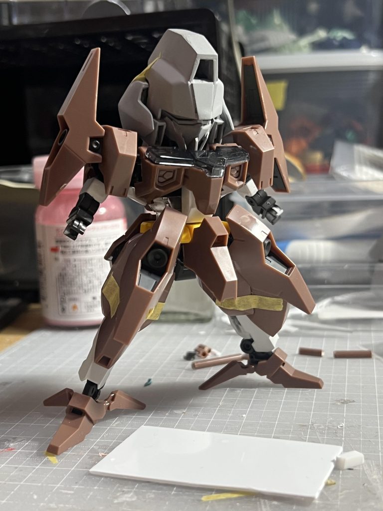 同じく頭も先行して作ってましたが、ソーンはピッタリでした。