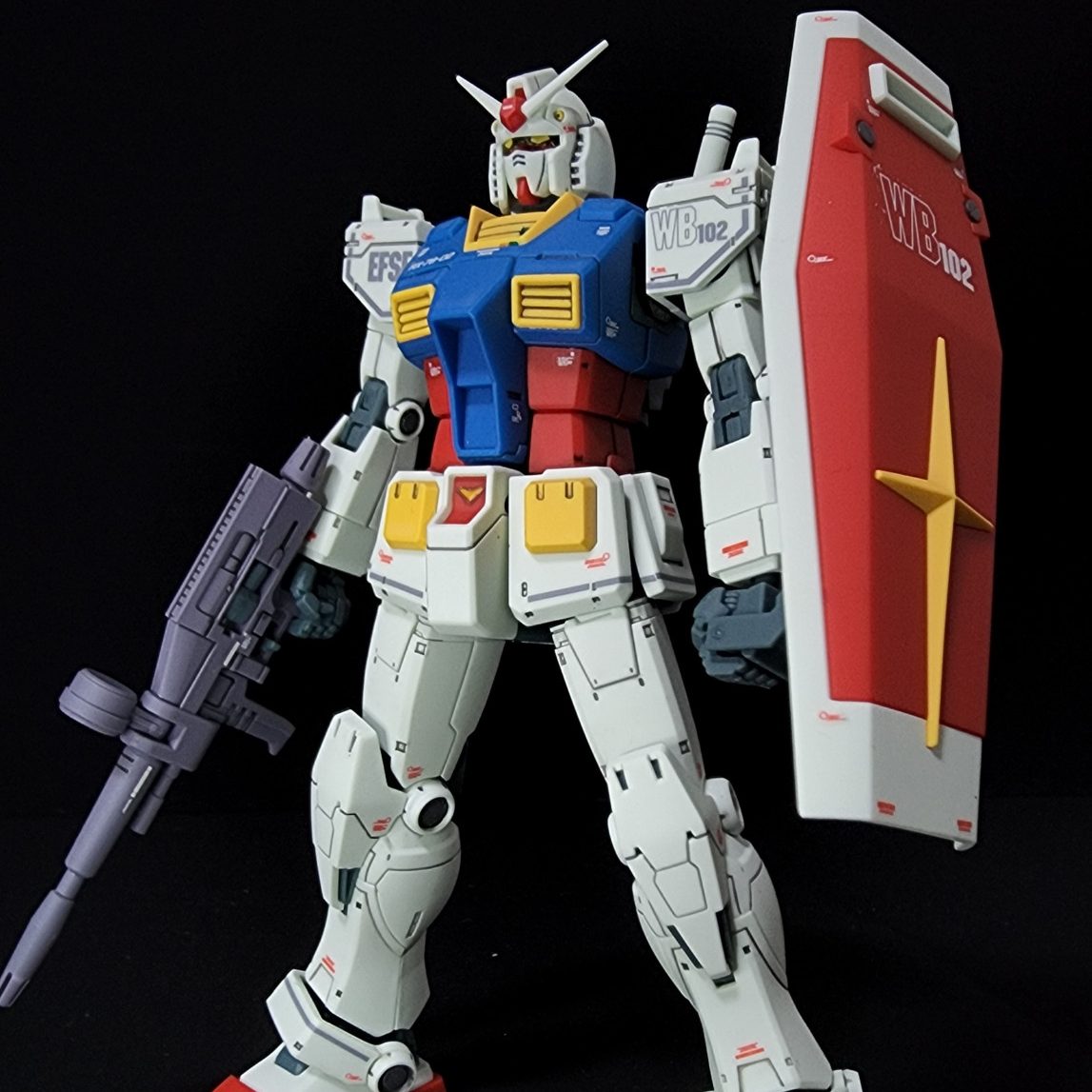 HG ガンダム(ククルス・ドアンの島版)｜エヴィンさんのガンプラ作品｜GUNSTA（ガンスタ）