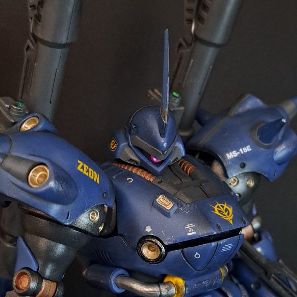 【成型色仕上げ】HGUCケンプファー【筆塗り部分塗装】