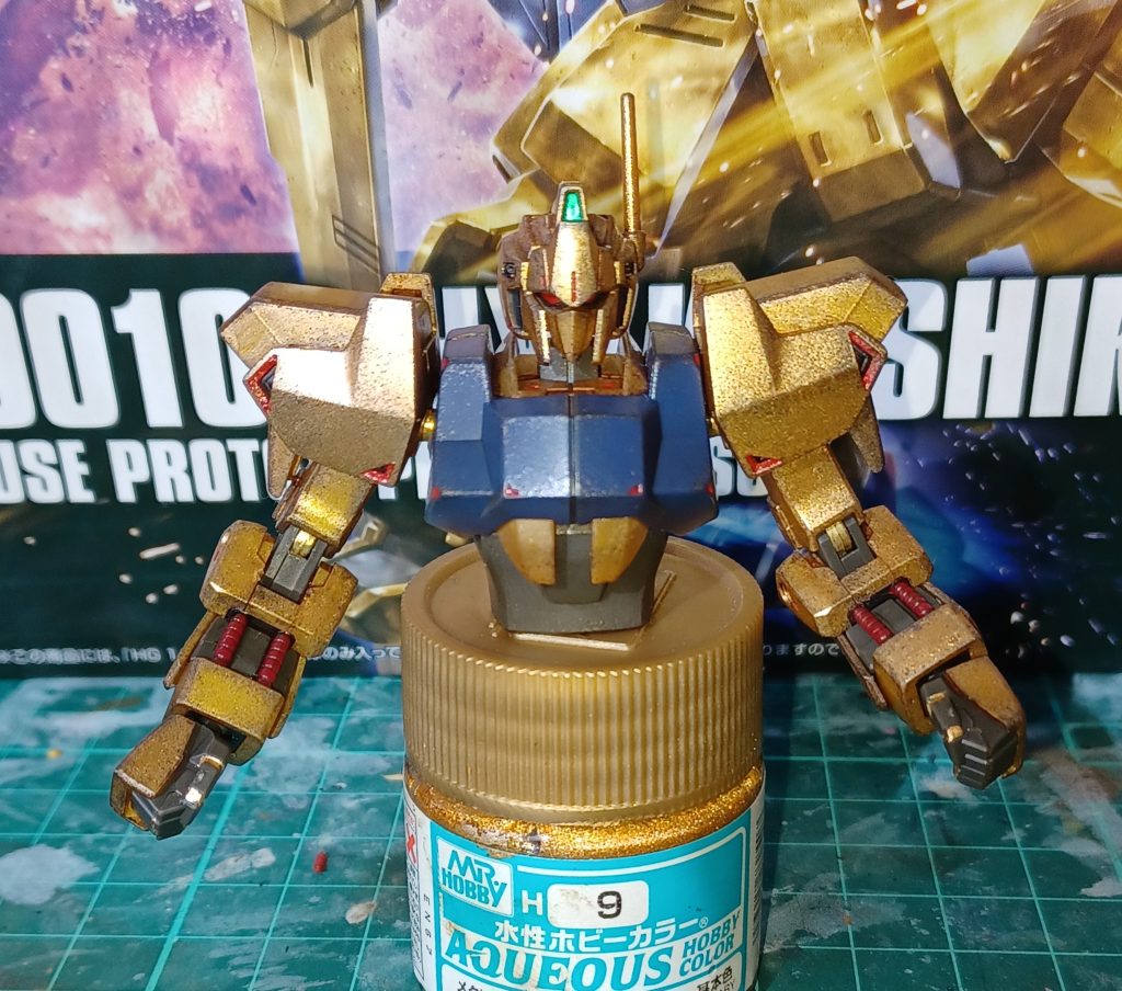 上半身完成時点。ムラが…酷い💧