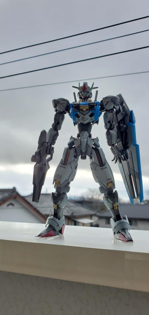 ガンダムエアリアル（フライトユニット装備）–2枚目/制作者：Hisho