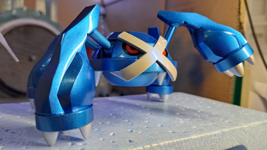 エアリアルの前に子供に頼まれ作ったメタグロス良い色が出たのでそのままエアリアルカラーにしました