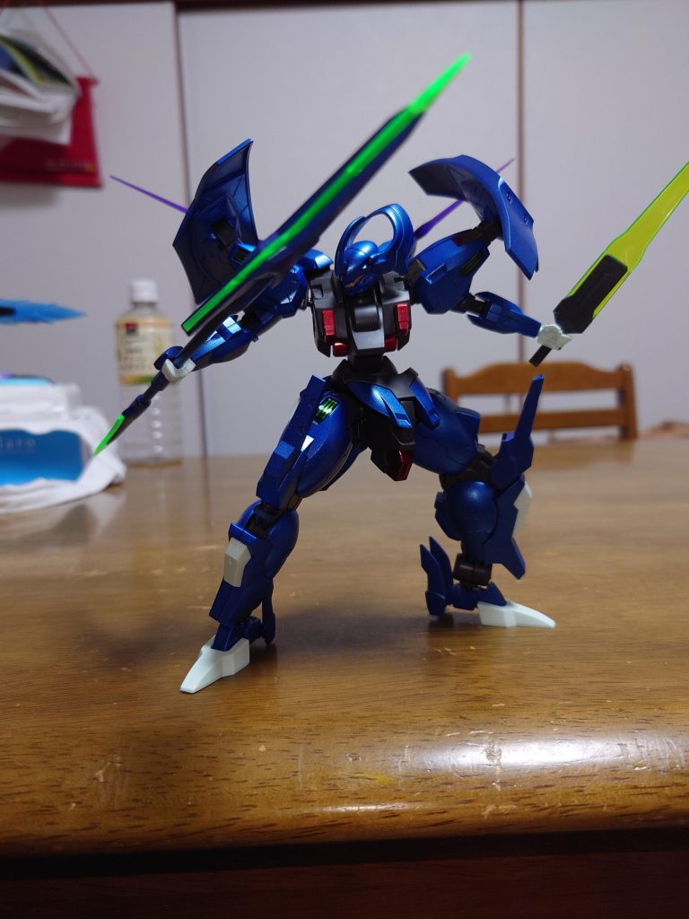 元々もメタリックブルーに塗装してたやつを思い立ってミキシング