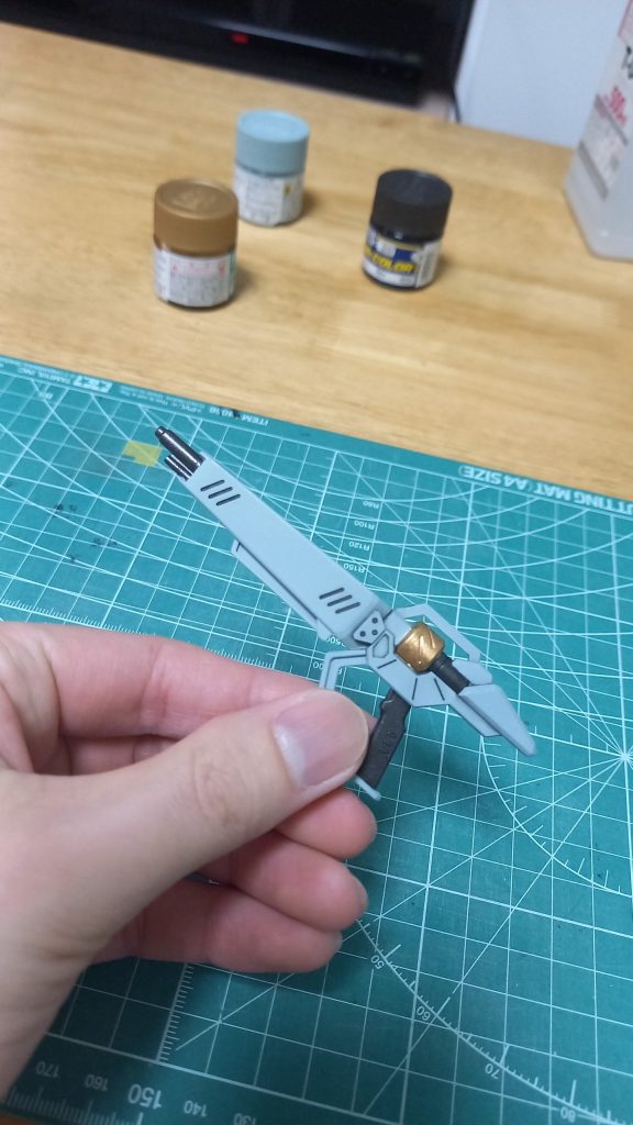 今回塗装で、ライフルの塗り分けを一番頑張りました💦かなり満足できる塗り分けが出来たと思います。 