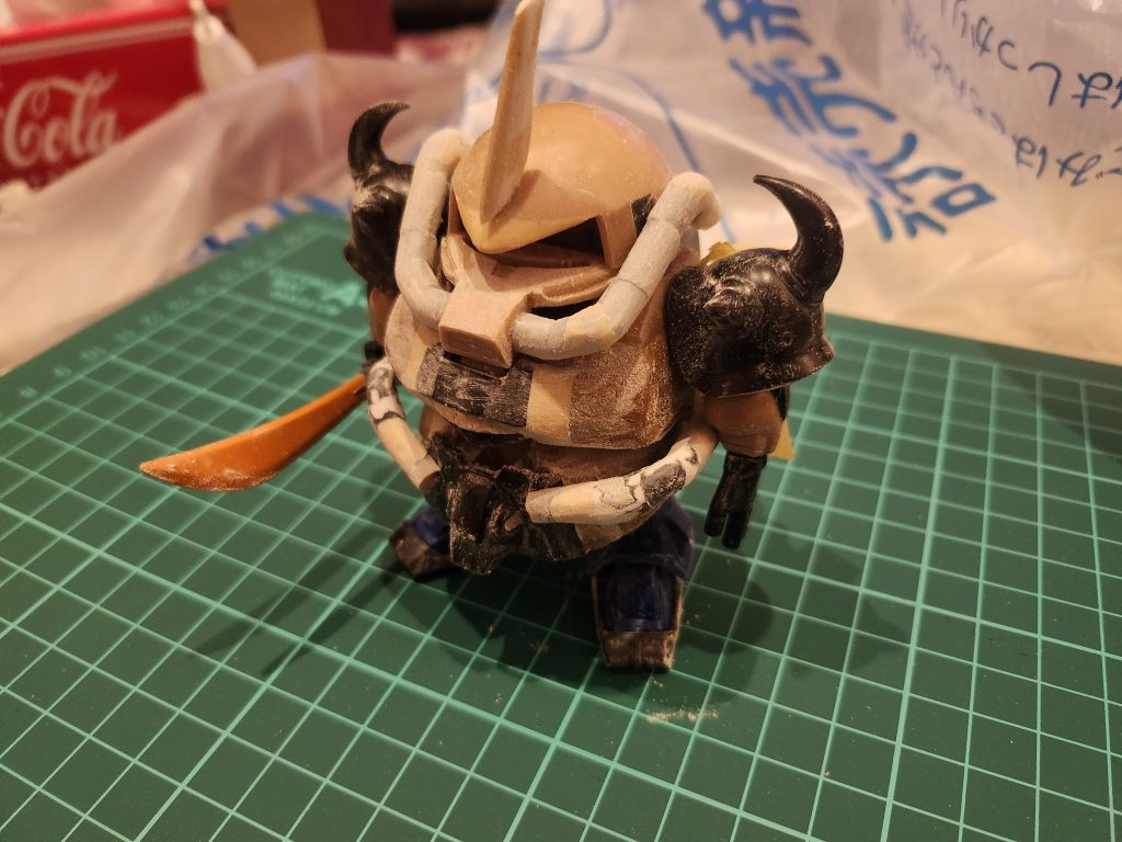 エクシードモデル　SD-MS 02　EXCEED MODEL ミキシング グフ–3枚目/制作者：Ozzy