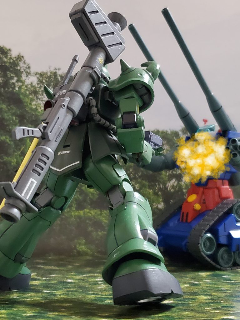 ザンジバル級の離陸に脅威となるタンク部隊を襲撃✨ショットガンが火を吹き、次々に撃破していく❗