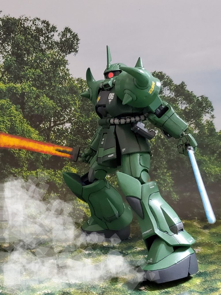 HGUC 陸戦高機動型ザク改 (クルト・ブラッド機)｜mototti