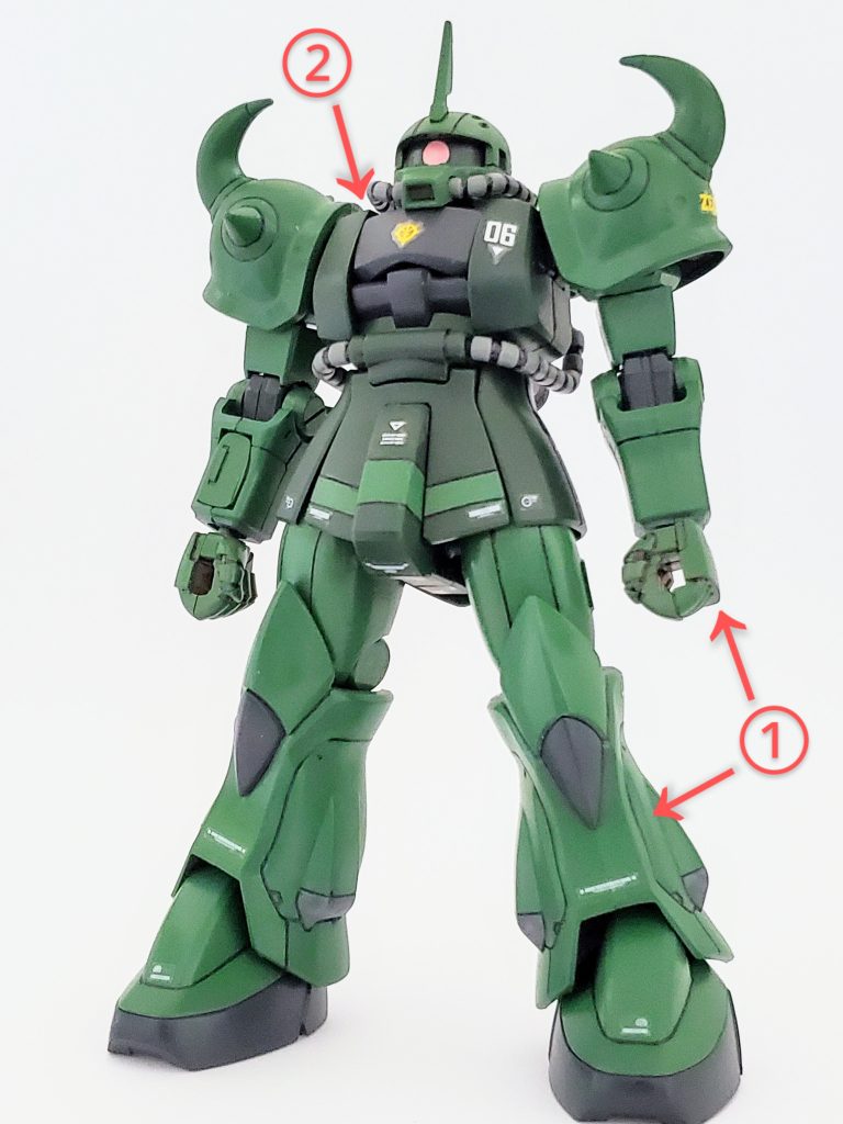 HGUC 陸戦高機動型ザク改 (クルト・ブラッド機)｜mototti (モトッチ)さんのガンプラ作品｜GUNSTA（ガンスタ）