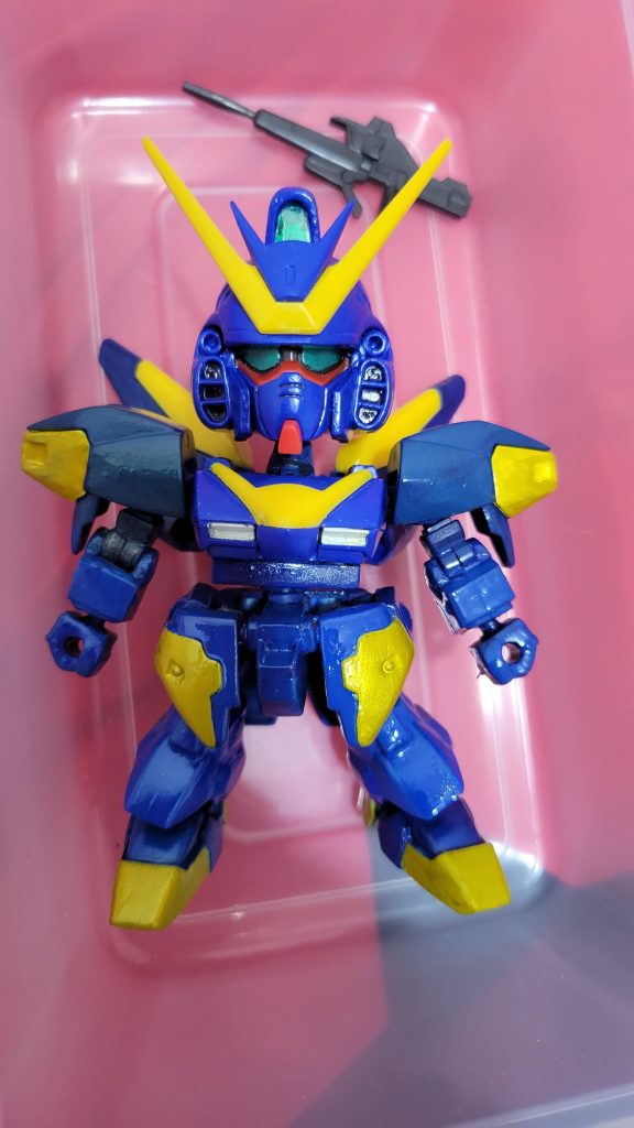 SD元祖 CS改造 青いV2ガンダム （ver・ プロジェクト・エクソダス）–2枚目/制作者：石頭三舊