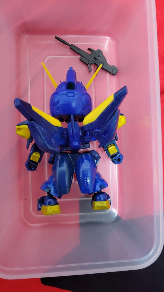 SD元祖 CS改造 青いV2ガンダム （ver・ プロジェクト・エクソダス）–3枚目/制作者：石頭三舊