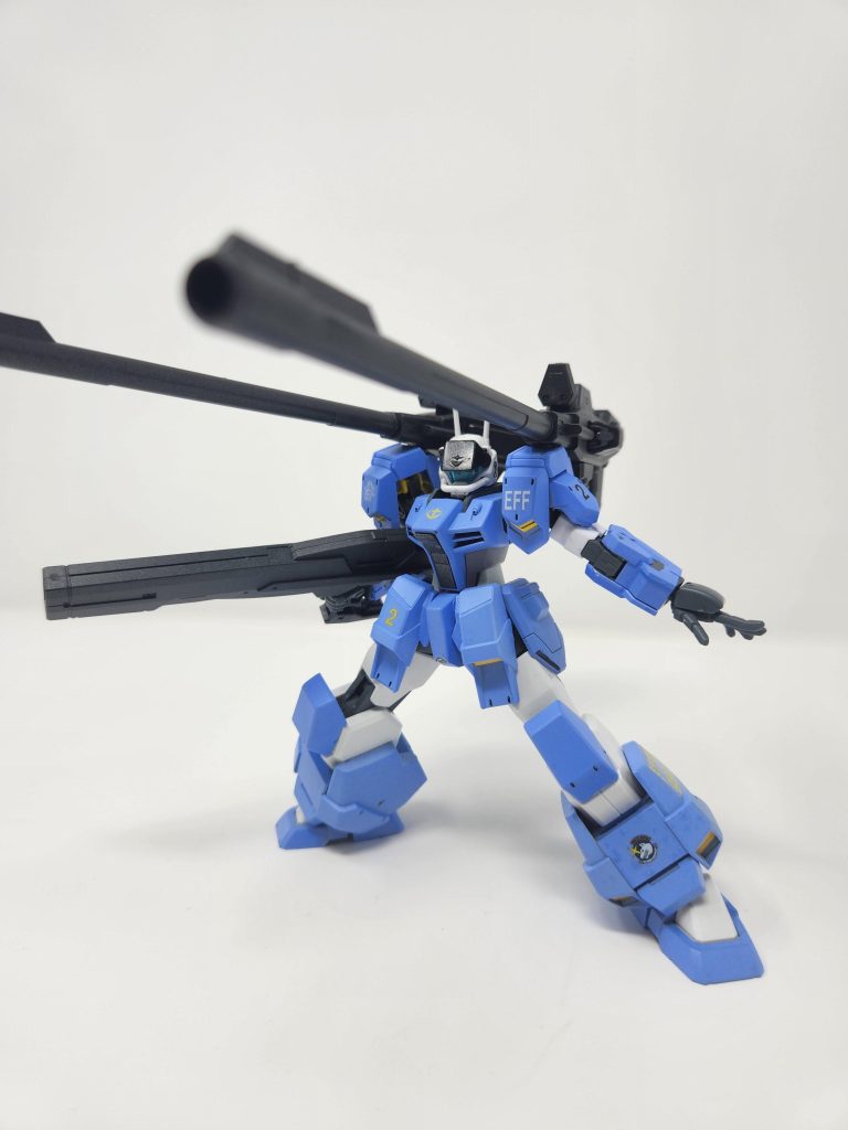 Even though the MS looks heavy, it is still mobile with the hover booster in its feet and it is very flexible for its size to move around as well.