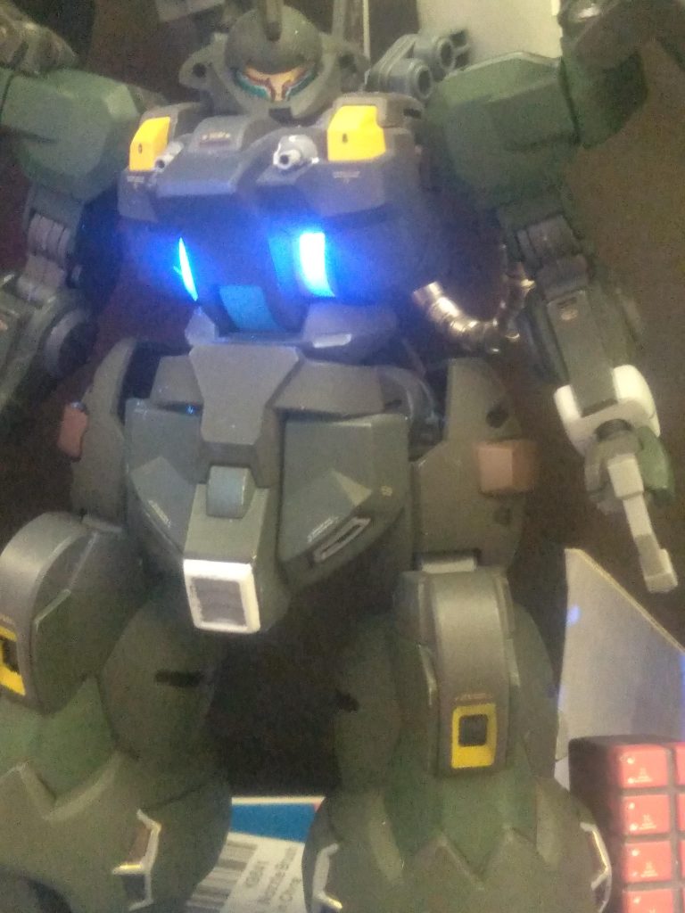 It looks like it's lighting up