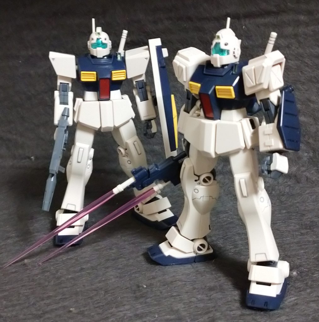 前作のジムⅡ デザートカラーと比較