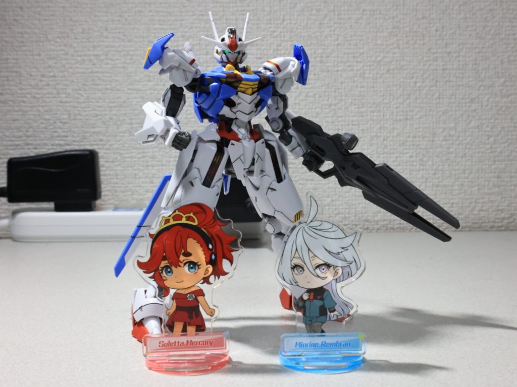 ガシャポンでスレッタとミオリネをGETしていたので、これがやりたかったのも本キットを作った理由の1つです!