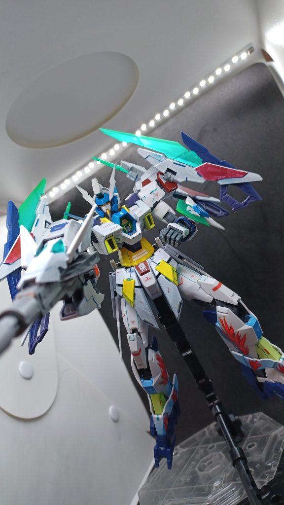 IF設定ですが、チャンピオンになるまでに勝利のV(ブイ)を目指して、いた時のカラーリング。勝利に対する熱意を、炎模様で表現してみました。