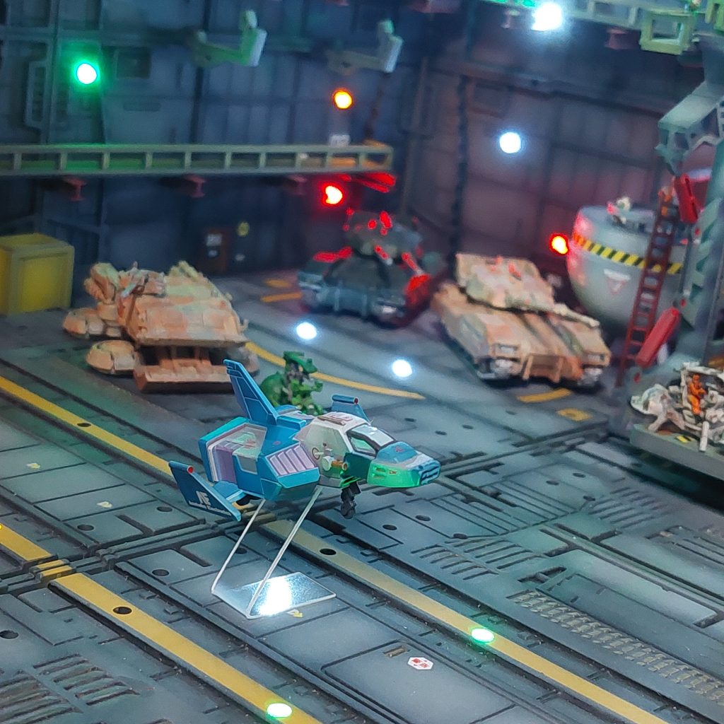 『パイロットとしてもいいところを見せてやらにゃあな！コアファイター発進する』