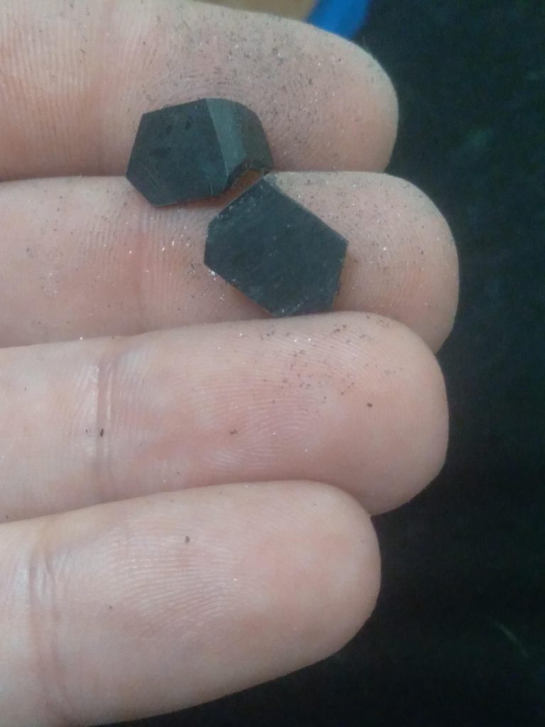 After filing off the sleeves markings 